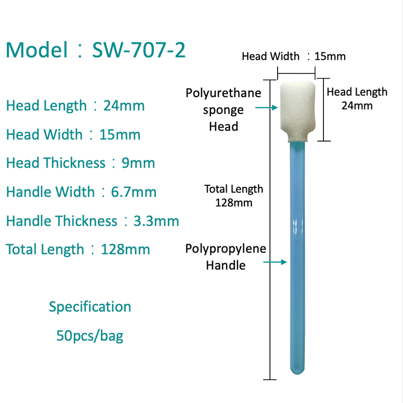 SW-707-2 Swab Spúinse Creimthe agus Bog Swab
